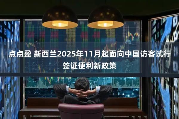 点点盈 新西兰2025年11月起面向中国访客试行签证便利新政策