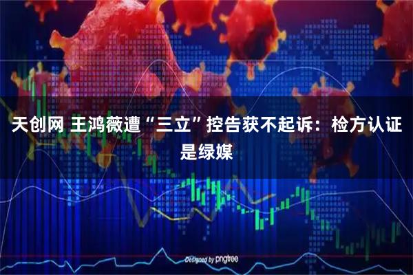 天创网 王鸿薇遭“三立”控告获不起诉：检方认证是绿媒